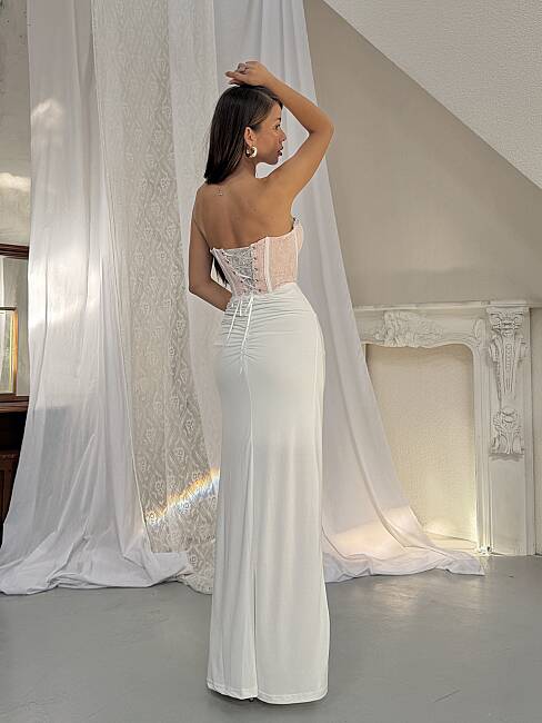 CHARLİNE Maxi Elbise 1331 - Pembe - 7