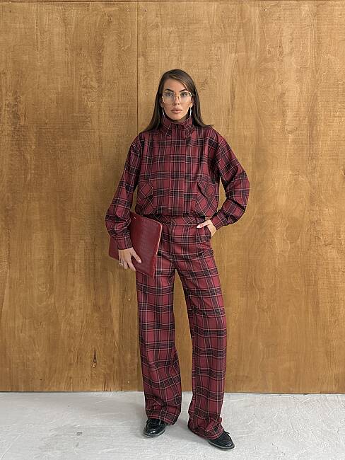 DISYRIC Kareli Takım 2460 - Bordo - 3