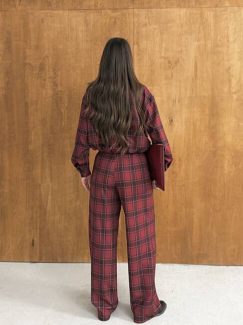 DISYRIC Kareli Takım 2460 - Bordo - 6