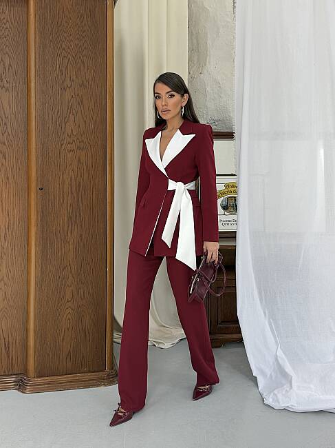 GARNILI Takım 2193 - Bordo - 2