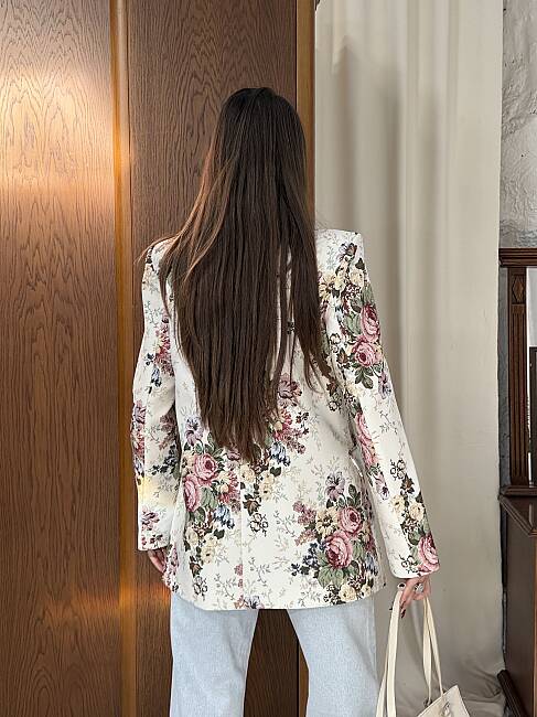 LINA Ceket 5452 - Bej - 6