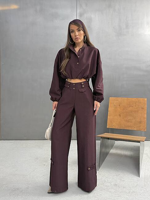 MAYA Takım 3199 - Bordo - 1