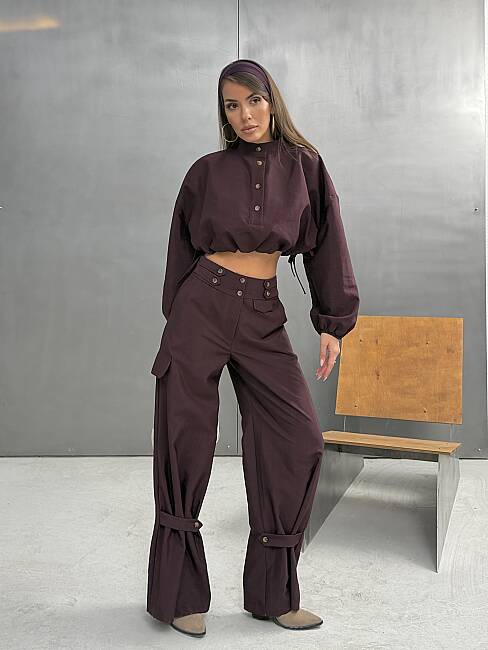 MAYA Takım 3199 - Bordo - 5