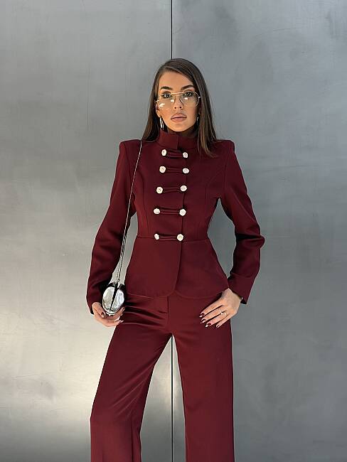 NEVA Takım 2453 - Bordo - 3
