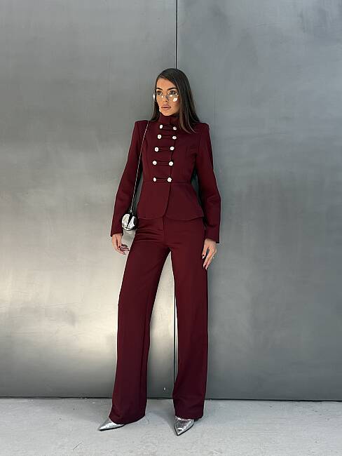NEVA Takım 2453 - Bordo - 4