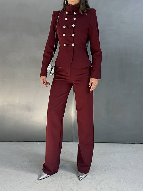 NEVA Takım 2453 - Bordo - 5