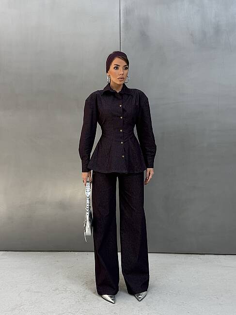 SOHO Denim Takım 2455 - Mürdüm - 2