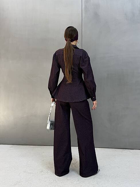 SOHO Denim Takım 2455 - Mürdüm - 6